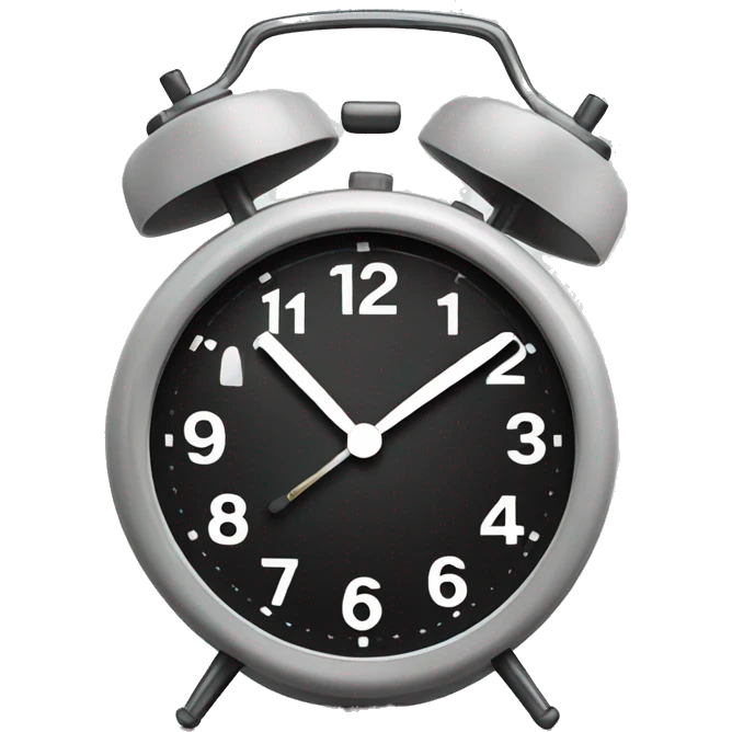 Alarm clock emoji