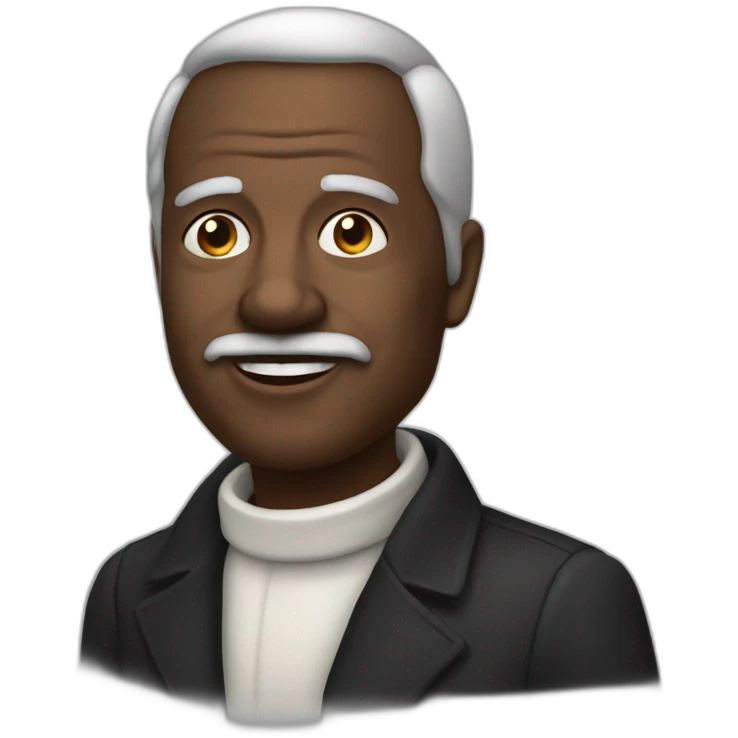 Père Noël noir emoji
