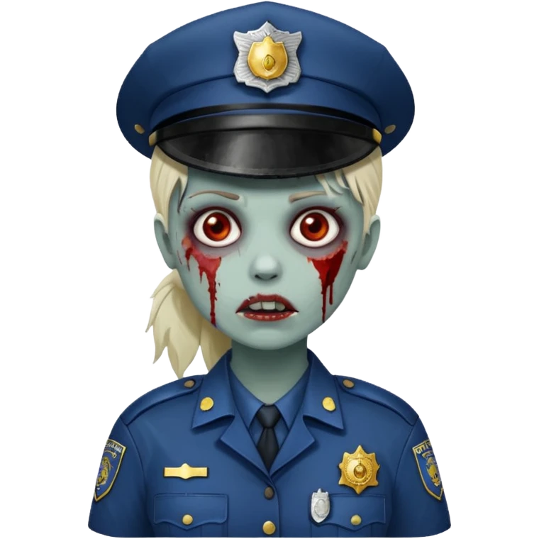 kadınpolice zombi  emoji