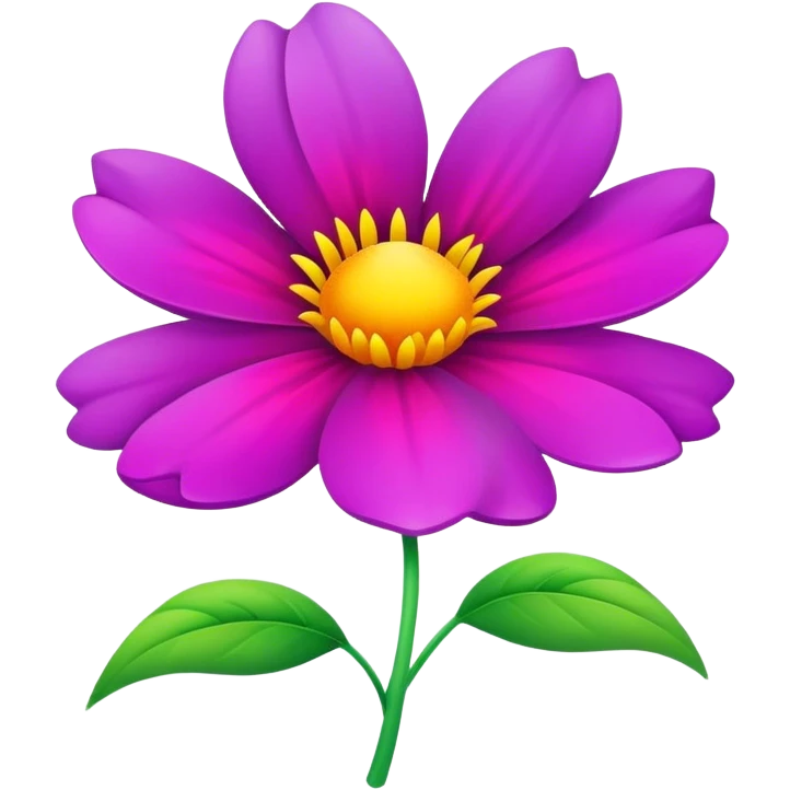 естетична квітка emoji