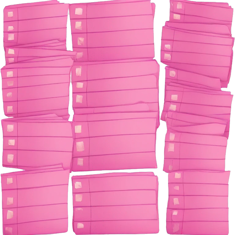 Pink files emoji