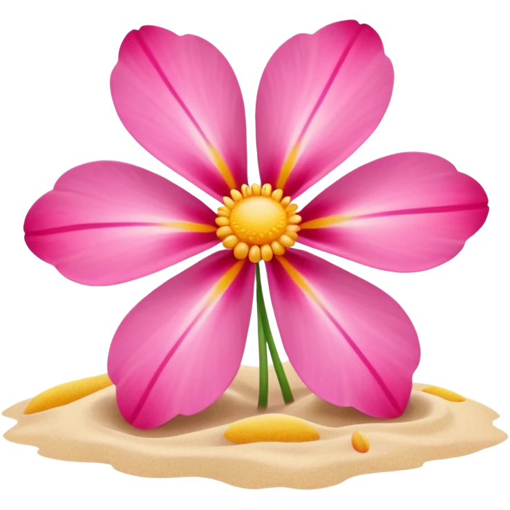 Beachflower emoji