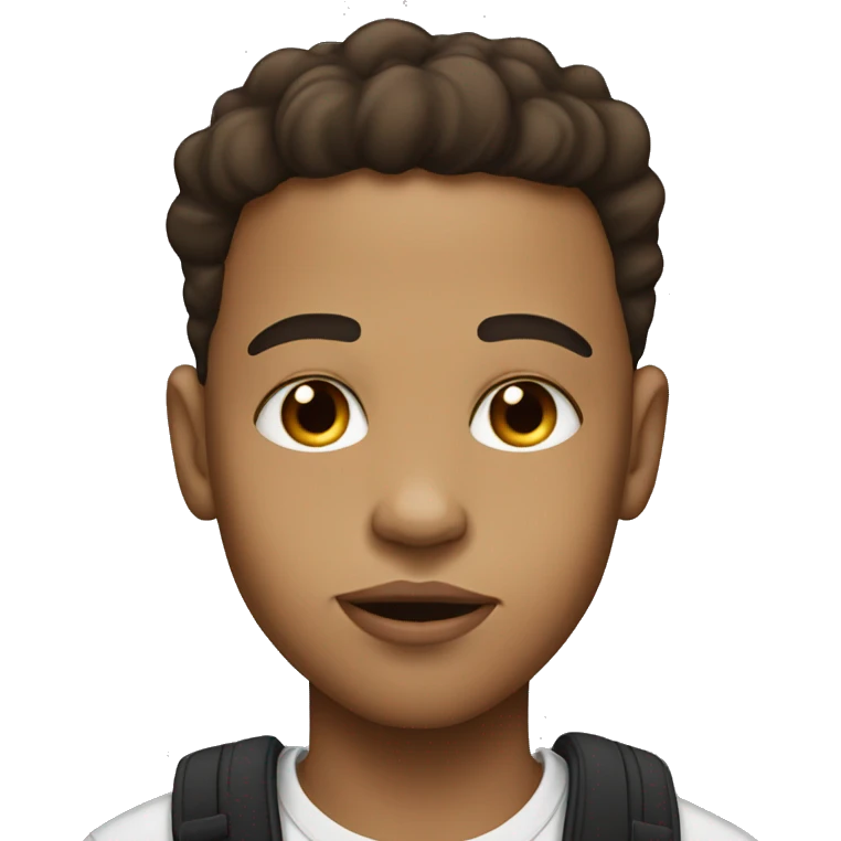 Lightskin boy with big lips emoji
