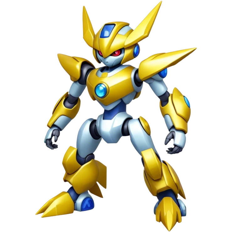 Shiny Fakemon-Pokemon-Digimon-Medabot-fusion, full body emoji