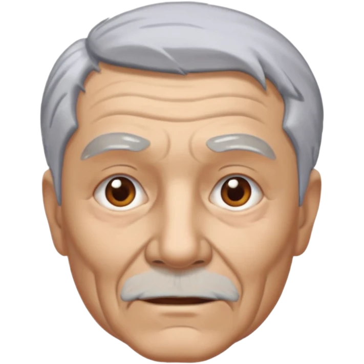 metal painted grandpa emoji