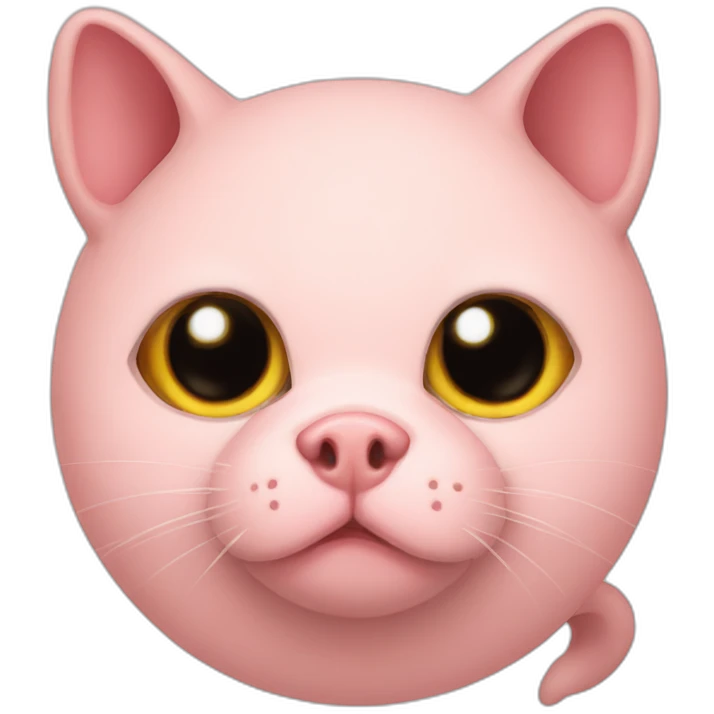 pig cat emoji
