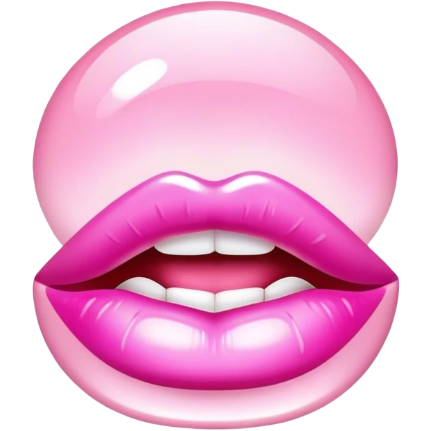 Light pink lip gloss  emoji