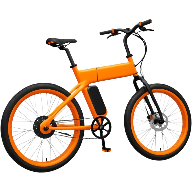 orange electric bicycle emoji
