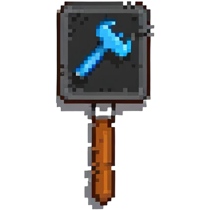 Forum moderator icon with speech bubble and ban hammer emoji