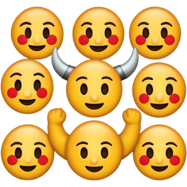 Crear un emojis usando de base este 😈 con frase "Grupo los descarriados" tal cual sin cambiar emoji