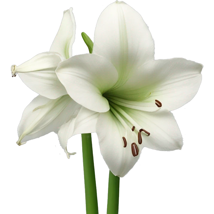 White amaryllis emoji