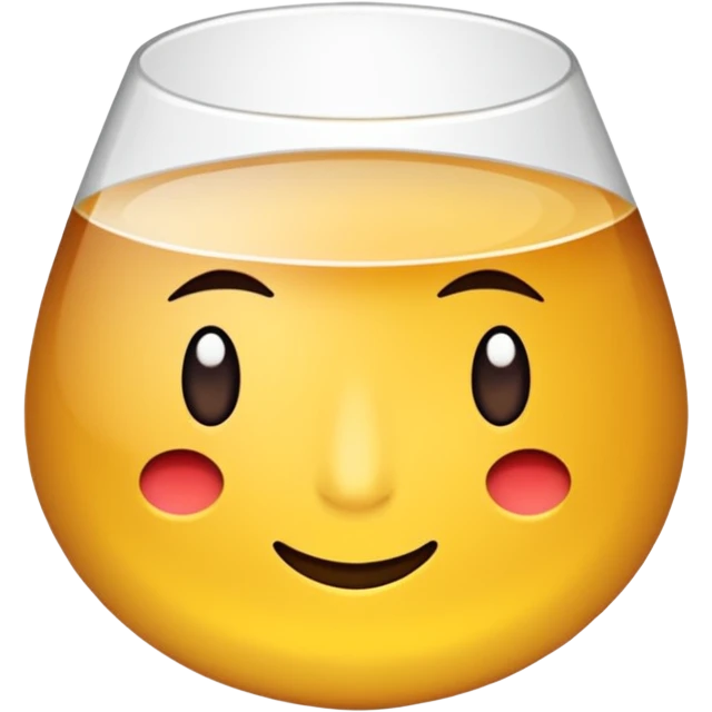 dolu rakı bardağı ,içki beyaz, bardak ince uzun emoji