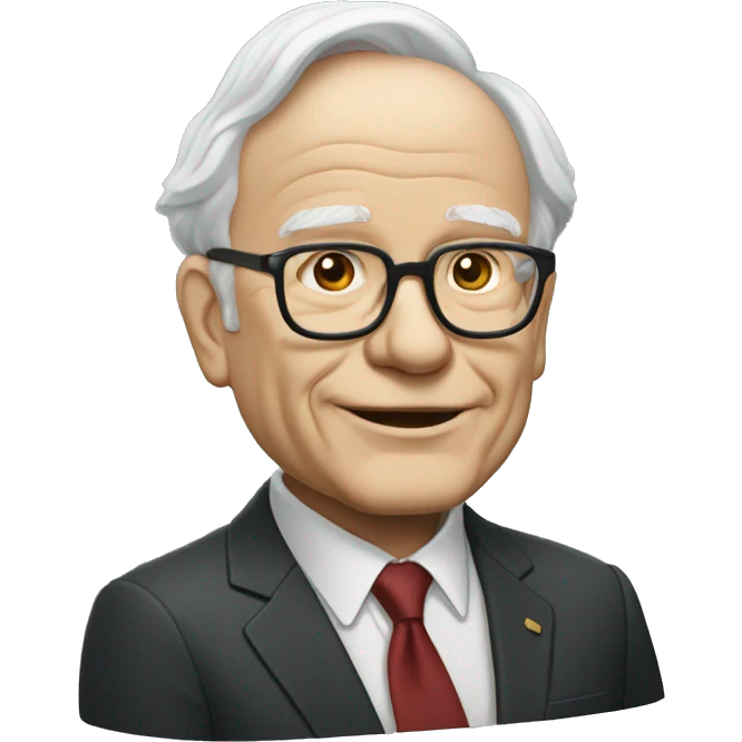 Warren buffet a full-body side view emoji