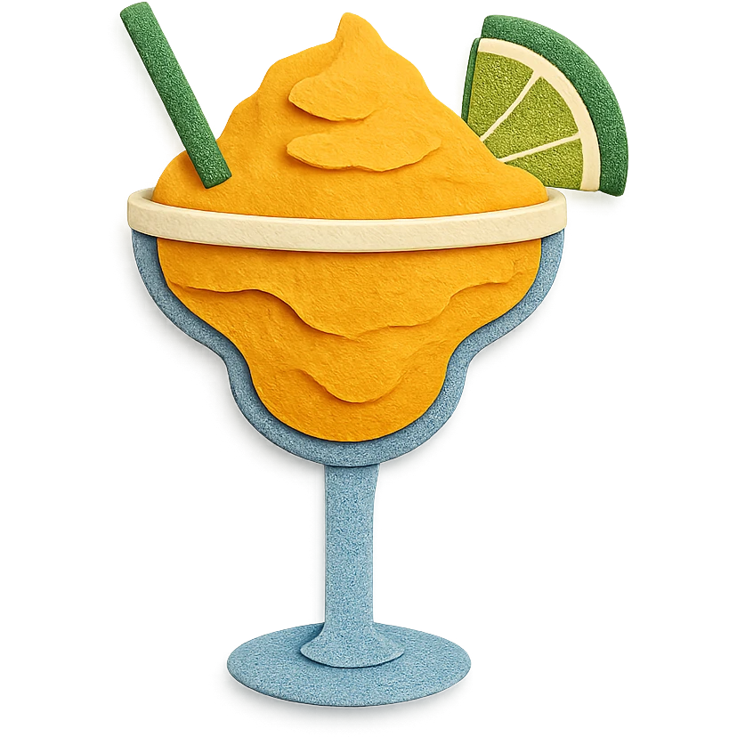 frozen mango margaritaw emoji
