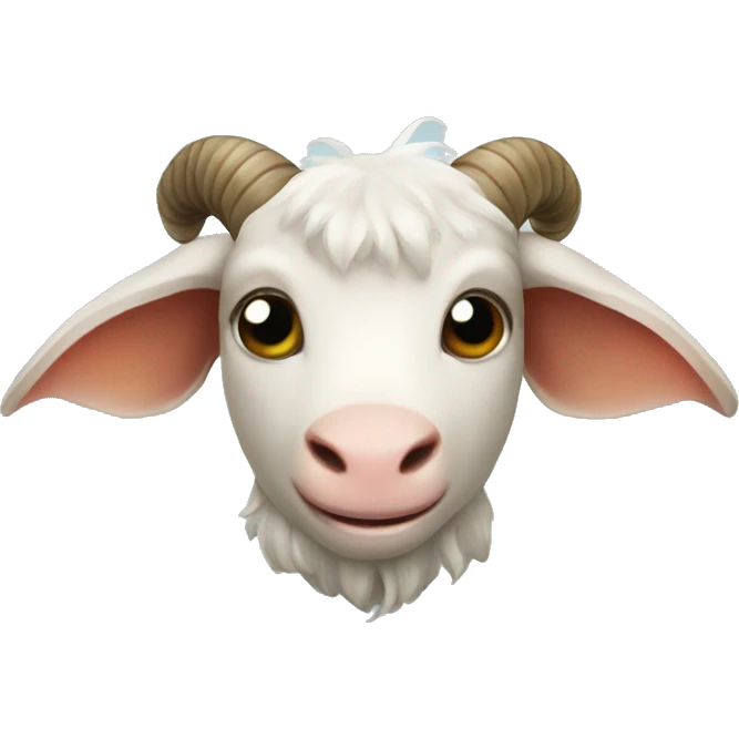 Goat fish and bull emoji