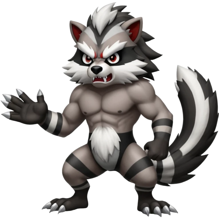 Obstagoon-Zigzagoon-fusion emoji