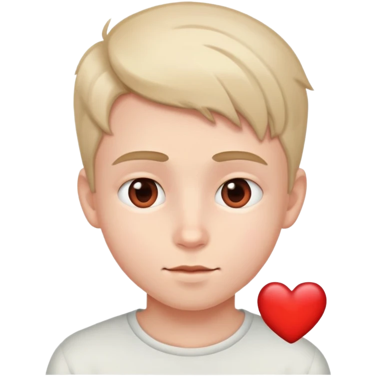boy with heart eyes in love emoji