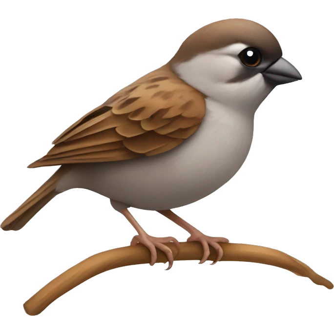 small cute sparrow  emoji