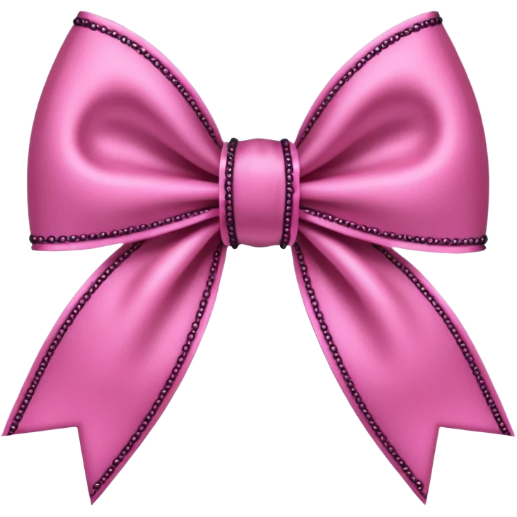 pink gothic bow emoji