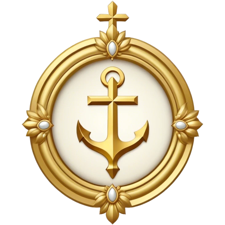 ave maria's emblem with a touch of majenta emoji