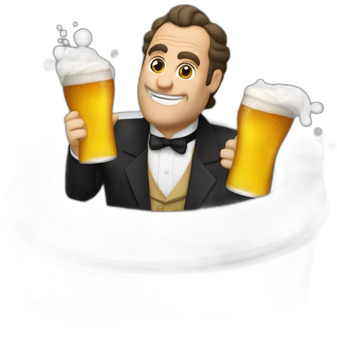 Freeze corleone cheer a beer emoji