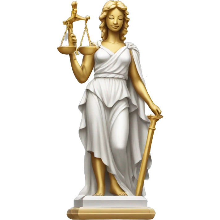 Statue of Justice emoji