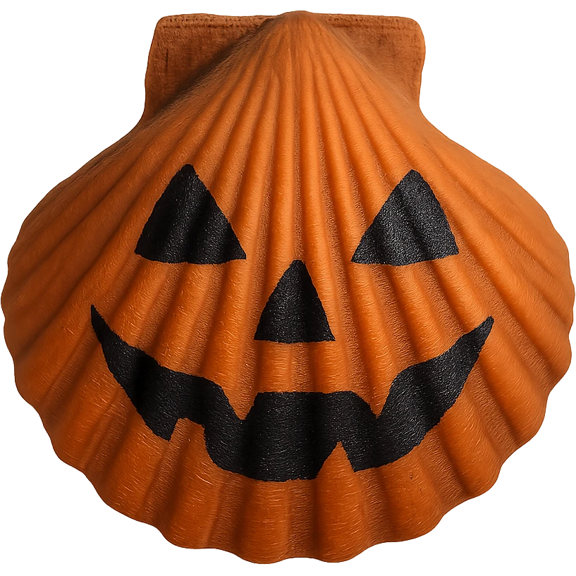 halloween seashell, remove background emoji