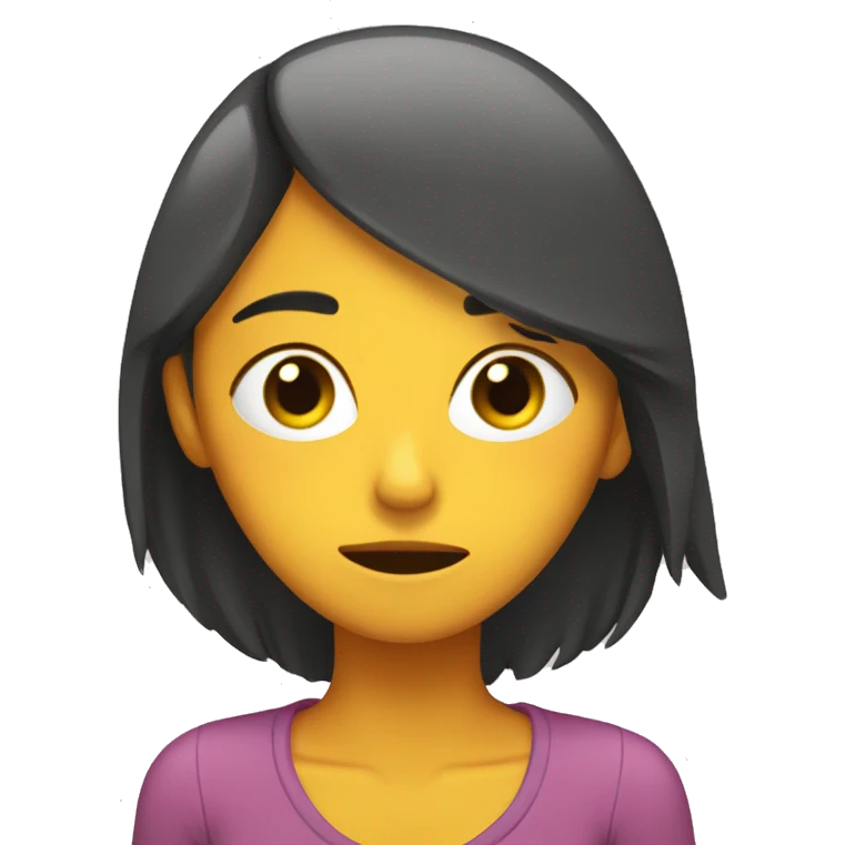 Chica durmiendo emoji