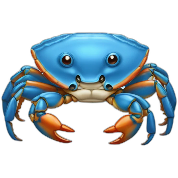 blue crab emoji