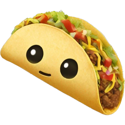 taco crossing the border emoji