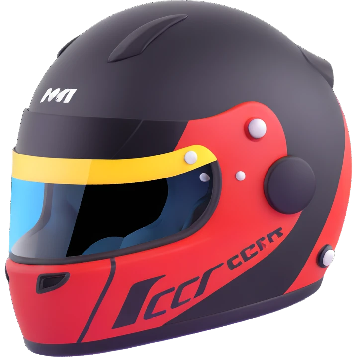racing driver helmet emoji