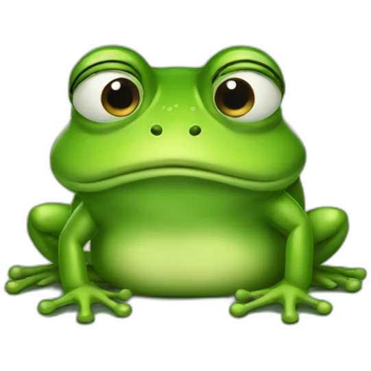 arrogant frog emoji