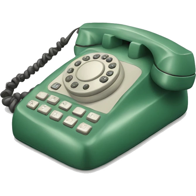 Old phone emoji