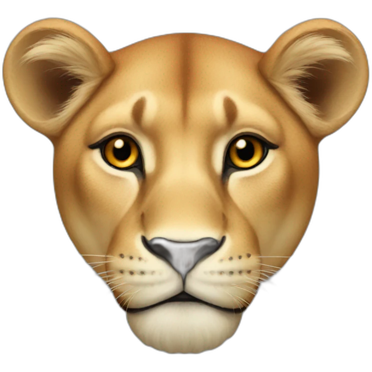 Red lioness emoji