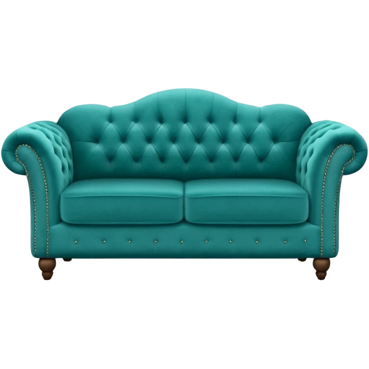Teal couch emoji