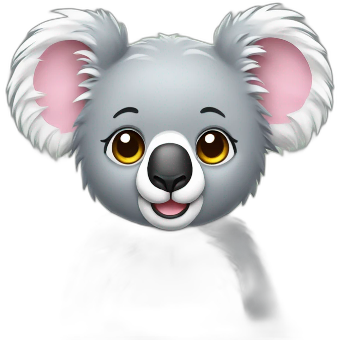 Fluffy koala emoji