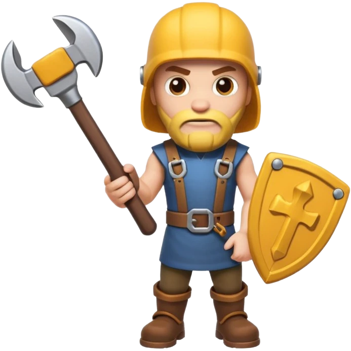 A Mechanic Wrench In A Clash Of Clans and medival Aesthetic emoji