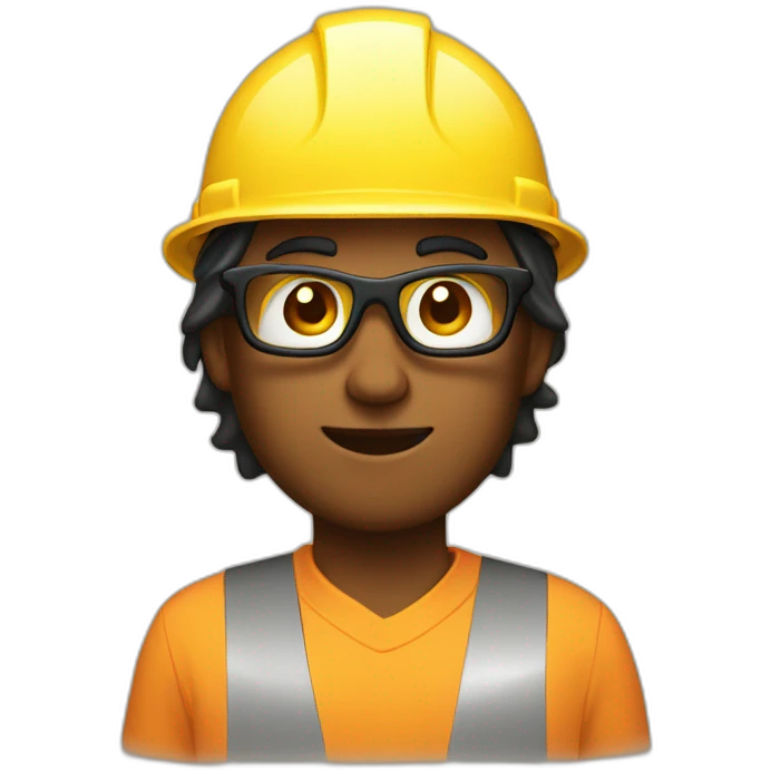 construction worker and software engineer emoji