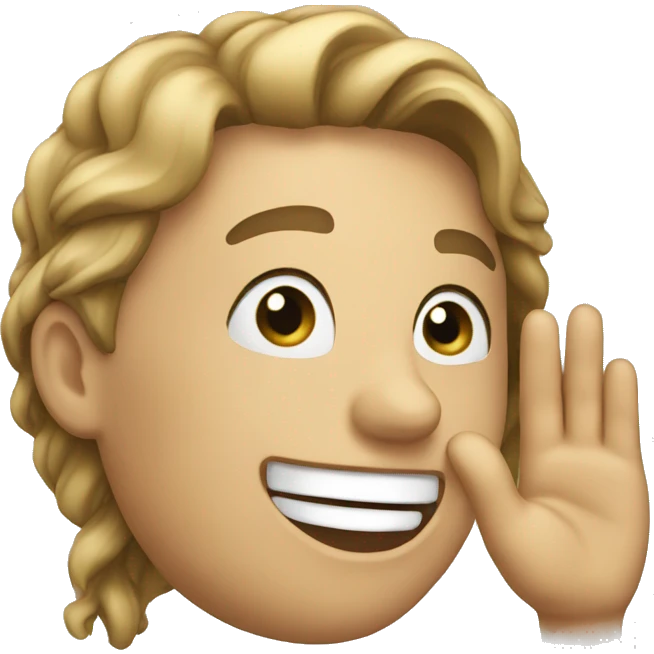 Waving emoji
