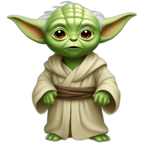 Yoda qui saute  emoji