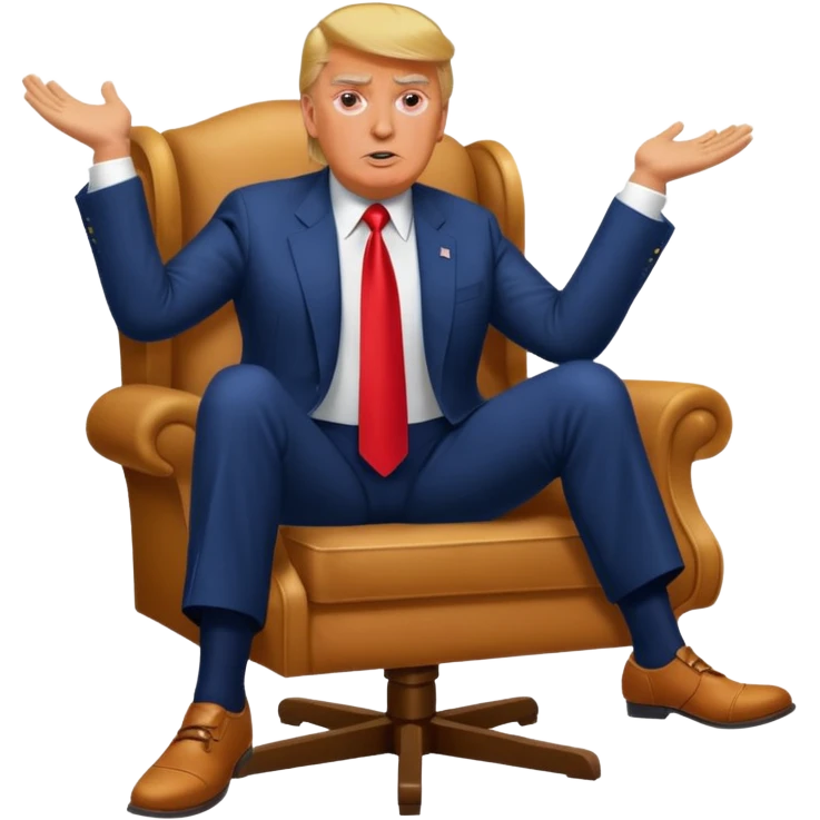 donald trump spreading his legs for epstein  emoji