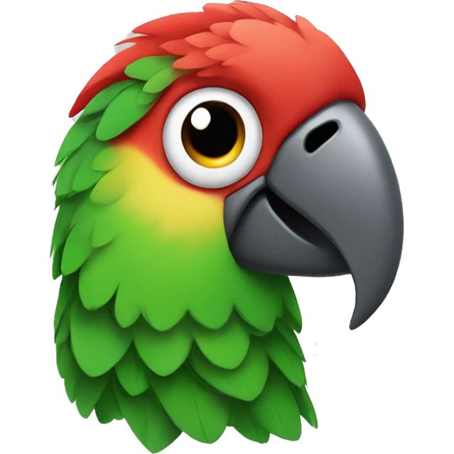 Parrot head emoji