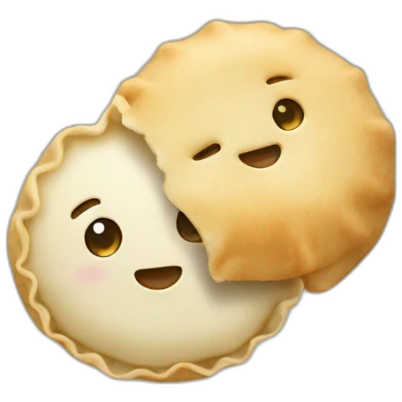 Face dumpling hugs cracker emoji