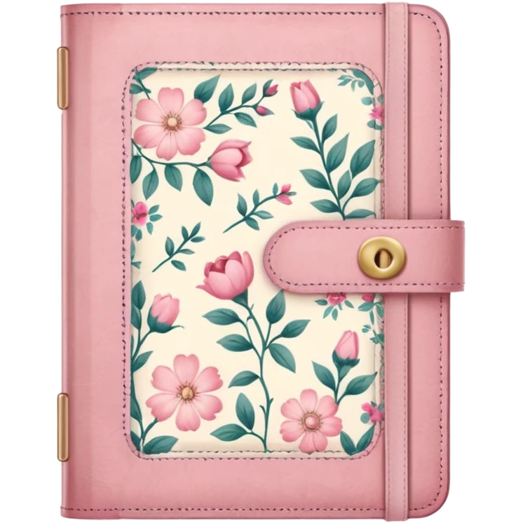 pink diary, coquette, loveshackfancy style  emoji