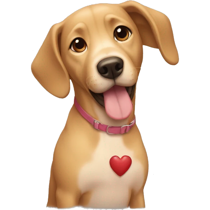 Dog heart emoji