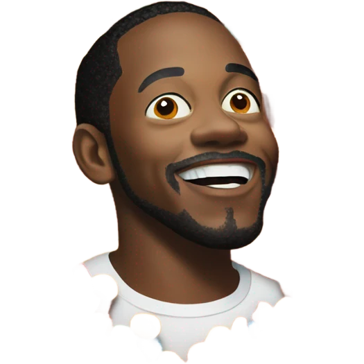 kendrick lamarr eating candy emoji