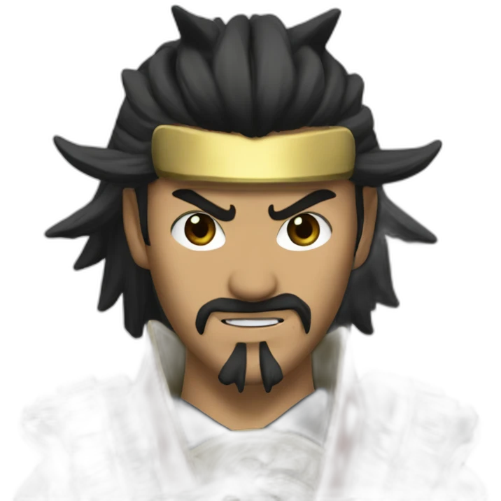 Japan samuraj in gamers dising emoji