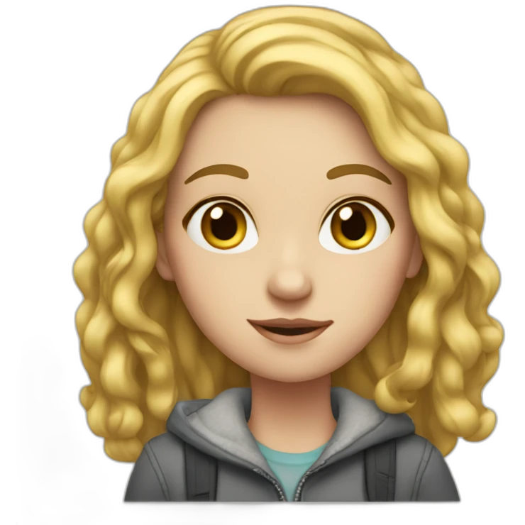 The white girl leaving emoji