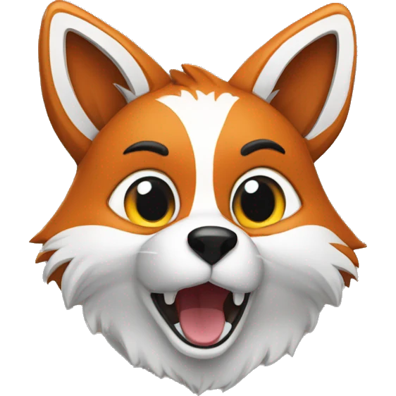 un renard avec des pouvoir emoji