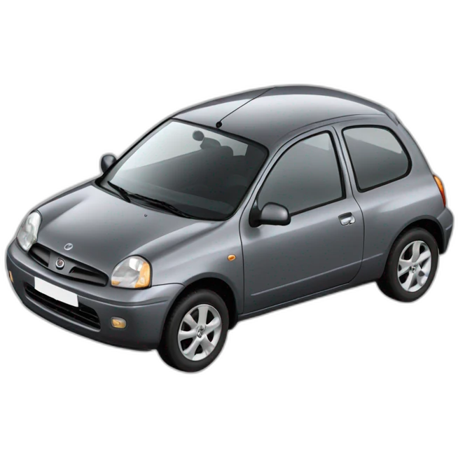 nissan micra 2005 grey emoji